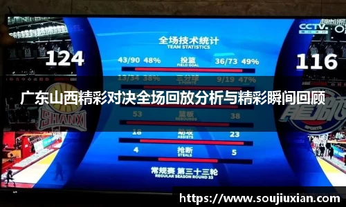 广东山西精彩对决全场回放分析与精彩瞬间回顾