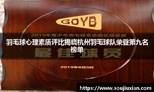 羽毛球心理素质评比揭晓杭州羽毛球队荣登第九名榜单